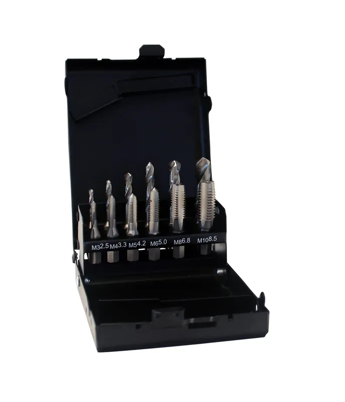 Gängtapps- och borrsats I lager